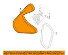Cp9z8620aa Ford Oem Drive Fan Belt