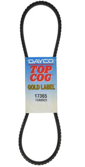 17365 Dayco 036687108487 Fan Belts Black