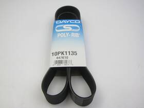 447k10 Dayco 036687692733 10pk1135 Serpentine Belt - 35mm X 1135mm 10 Ribs