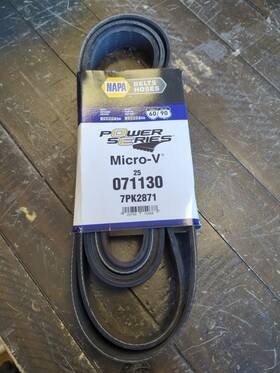 071133 Dayco Napa Micro-v 25 Serpentine Belt Main Drive For 94-02 Dodge 2500 3500