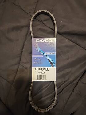 4pk834ee Dayco Serpentine Belt For Select 04-21 Bmw Ford Models