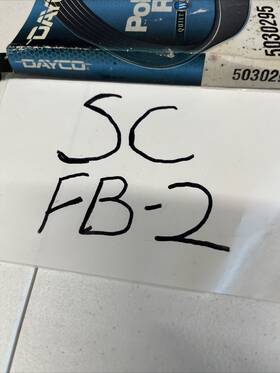 5030295 Dayco Poly-rib Serpentine Belt 3pk0750
