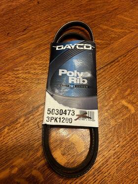 5030473-ab Dayco Power Steering Serpentine Belt For 2010-2011 Toyota Camry 2.5l L4 Gas Dohc