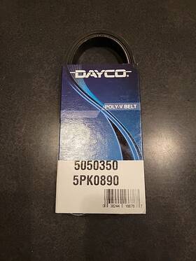 5050350 Dayco Serpentine Belt 5050350. 5pk0890