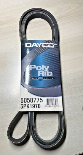 5050775 Dayco Poly Rib Serpentine Belt 5pk1970