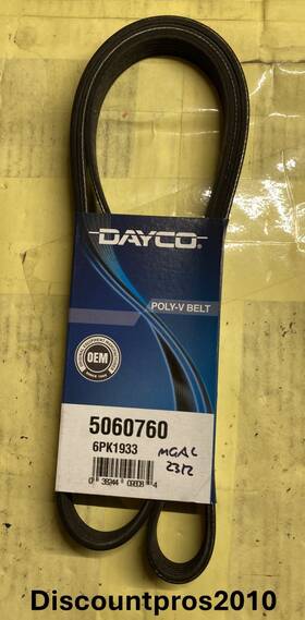 5060760 Dayco Serpentine Belt Land Rover Gmc Eagle Jeep Porsche Chevy 1987-2024