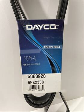 5060920 Dayco Poly-v Belt 6pk2338