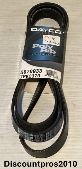 5070933 Dayco Serpentine Belt Mercedes-benz 2007-2023