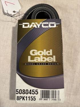 5080455 Dayco Serpentine Belt-diesel Gold Label 8pk1155 New In Sleeve