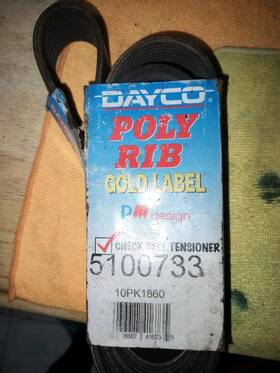 5100733 Dayco Serpentine Belt Fits 1998 Mack Ch 11.9l 6