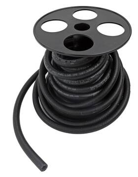 80057 Dayco Fuel Line Hose Nitrile Rubber Black 1/4 Inch I.d. 25 Ft. Length Each