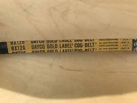 Bx126 Dayco Gold Label Cog-belt Accessory Cogged Drive Belt