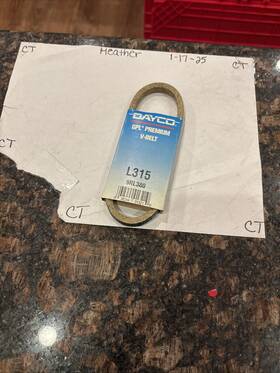 9rl380 Dayco L315 New Accessory Drive Belt