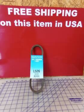 L526 Dayco Gpl Premium V-belt New Old Stock Free Shipping