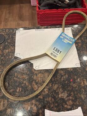 16rl1295 Dayco L551 Premium V-belt