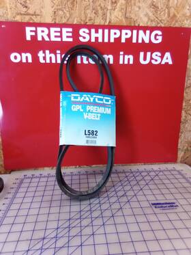 16rl2080 Dayco L582 Gpl Premium V-belt New Old Stock Free Shipping