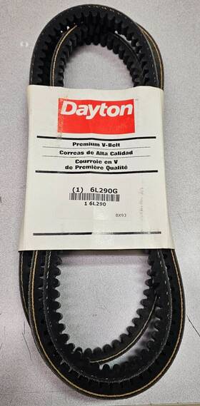 6l290g Dayton Premium Cogged V-belt Bx93 #6l290g