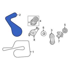 68519480aa Dodge Oe Accessory Drive Belt