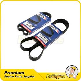 Dre07016 Dr. Engine Autoparts 2 Pcs Drive Belt Kit A/c/steering/alt Fit 1998-2001 Nissan Altima 2.4l Dohc