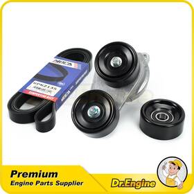 Dre07029 Dr. Engine Autoparts Serpentine Belt Kit For Honda Accord Odyssey Pilot Ridgeline Acura Tl Mdx Zdx