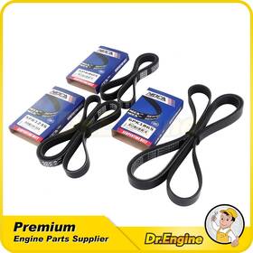 Dre07125 Dr. Engine Autoparts 3x Drive Belt Set For 01-04 Nissan Frontier Xterra 3.3l V6 Sohc Alt-ps