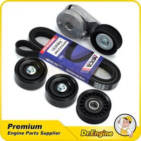 Dre07431 Dr. Engine Autoparts Serpentine Belt Component Kit Fit 2004-06 Chevrolet Malibu 05-06 Pontiac G6 3.5l