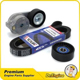 Dre07435 Dr. Engine Autoparts Serpentine Belt Component Kit Fit 2006-10 Dodge Charger Magnum Chrysler 300 5.7l