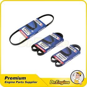 Dre07441 Dr. Engine Autoparts 3 Pcs Drive Belt Set Alternator-a/c-ps For 2001-2006 Hyundai Elantra 2.0l L4