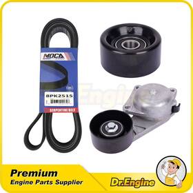 Dre08527 Dr. Engine Autoparts Serpentine Belt Drive Component Kit With Ac For Ford F-150 F-250 E-150 Econoline