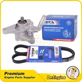 Dre08887 Dr. Engine Autoparts Power Steering Pump With Belt For 99-03 Acura Tl 01-02 Mdx 03-04 Honda Pilot