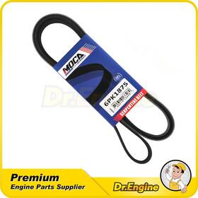 Dre08990 Dr. Engine Autoparts Epdm Serpentine Belt 6pk1875 For 03-08 Toyota Matrix Corolla Celica 1.8l L4