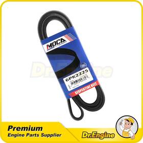 Dre09294 Dr. Engine Autoparts Epdm Serpentine Belt 6pk2225 For 82-18 Cadillac Chevrolet Dodge Gmc 3.7l 5.7l