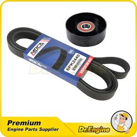 Dre09336 Dr. Engine Autoparts Serpentine Belt With Idler Pulley For Chevrolet C1500 Express Tahoe Gmc C2500 K1500