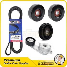 Dre09461 Dr. Engine Autoparts Serpentine Belt Drive Component Kit For Ford F-150 Mustang Lincoln Navigator