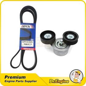 Dre09465 Dr. Engine Autoparts Serpentine Belt Drive Component Kit For Dodge Nitro Jeep Liberty Ram 1500