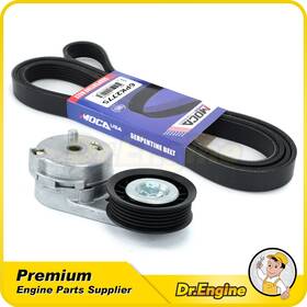 Dre09818 Dr. Engine Autoparts Serpentine Belt Component Kit For Chevrolet Impala Malibu Pontiac G6 Saturn