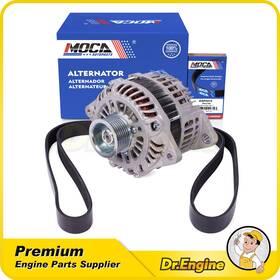 Dre09979 Dr. Engine Autoparts New Alternator & Accessory Belt For 09-14 Nissan Altima Murano 09-10 Maxima 3.5l