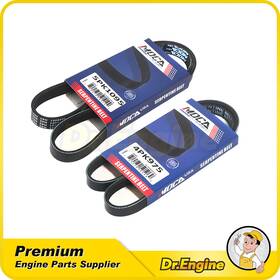 Dre10743 Dr. Engine Autoparts 2x Epdm Drive Belt Set 4pk975 5pk1095 For 1991-2005 Acura Nsx 3.0l 3.2l Alt A/c