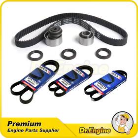 Dre10770 Dr. Engine Autoparts 3x Timing Belt Serpentine Belts For 93-97 Mazda 626 01-03 Protege 2.0l