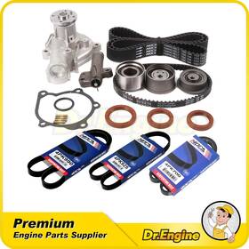 Dre10782 Dr. Engine Autoparts Timing Belt Tensioner Kit Water Pump Drive For 96-97 Mitsubishi Eclipse 2.0