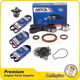 Dre10791 Dr. Engine Autoparts Timing Belt Kit Water Pump 3x Drive For 94-96 Acura Integra 1.8l Dohc
