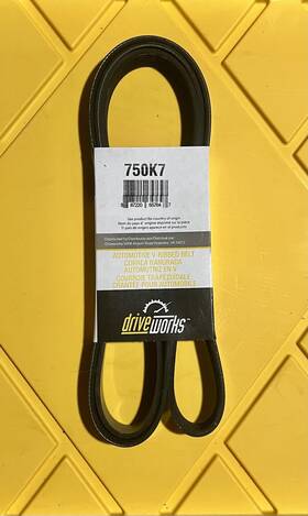 750k7 Drive Works Brand New Driveworks V- Ribbed Belt