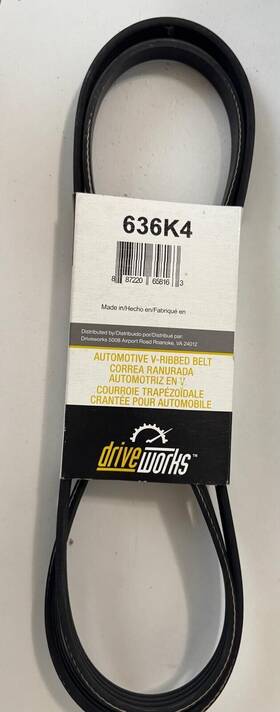 636k4 Driveworks Belts