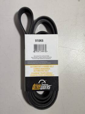918k6 Driveworks 887220653434 Poly Rib Belt Serpentine
