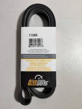 775k6 Driveworks 887220655186 Poly Rib Belt Serpentine 77.56 Long 6 Count
