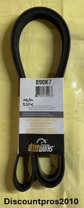 890k7 Driveworks Serpentine Belt Land Rover Dodge Jeep 1994-2003