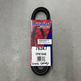 Oesp01475 Duralast Serpentine Belt 7pk1940 For 04-06 Toyota Camry Solara 07-09 Scion Tc 2.4l Dohc