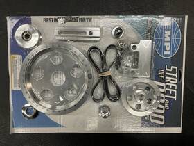 17-2811-0 Empi Aircooled Type 1 Serpentine Pulley System Inch Silver Prt#