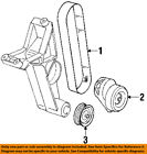 F8cz6c348aa Ford Drive Belt Idler Pulley