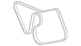 3r3z-8620-ab Ford Genuine Serpentine Belt